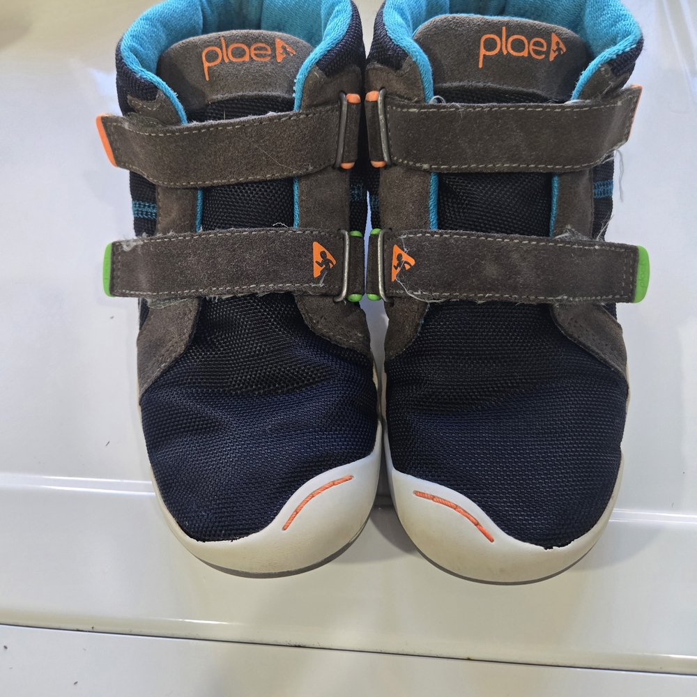 PLAE Max High Top Sneakers - Steel/Navy